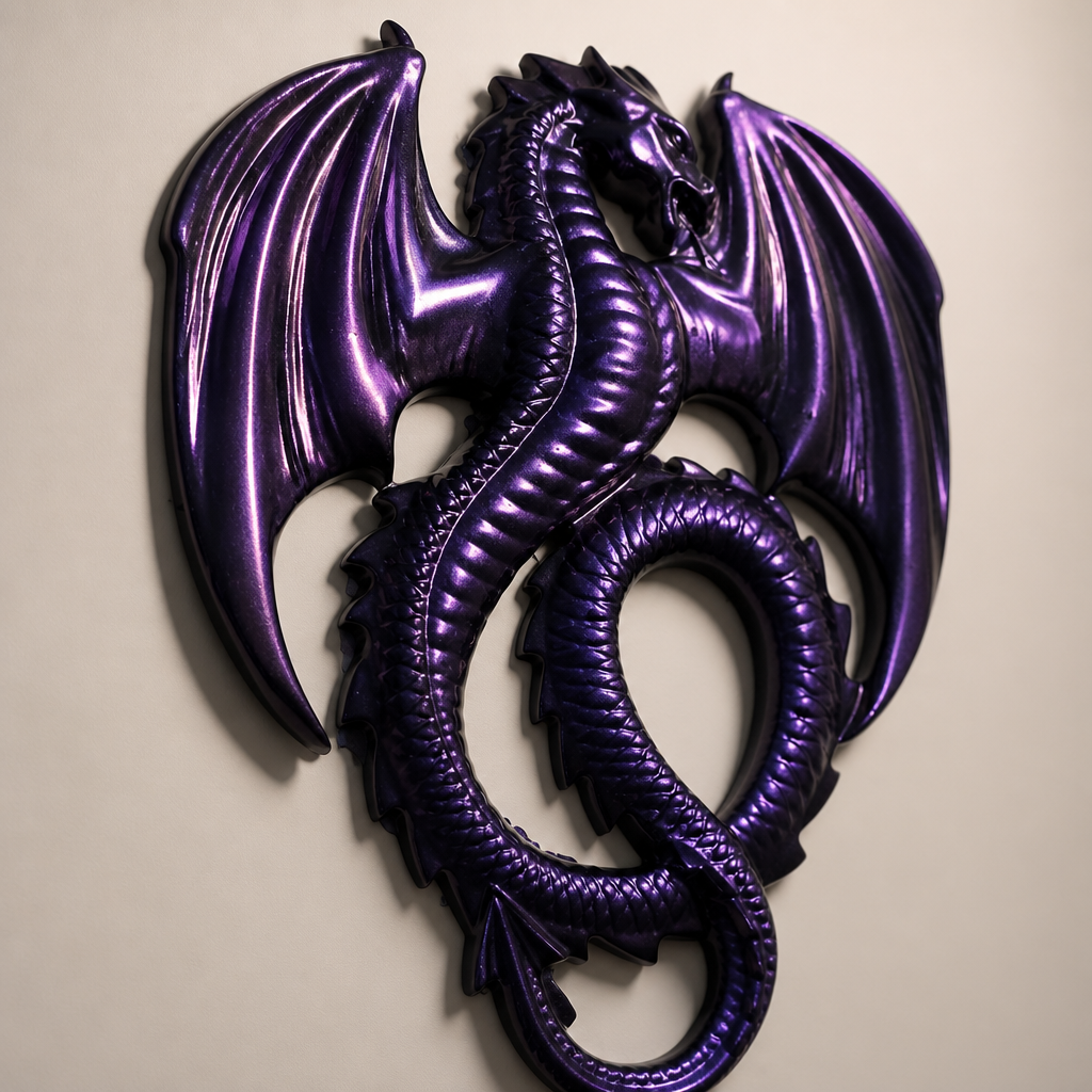 Handcrafted Dragon Wall Art – Unique Fantasy Décor