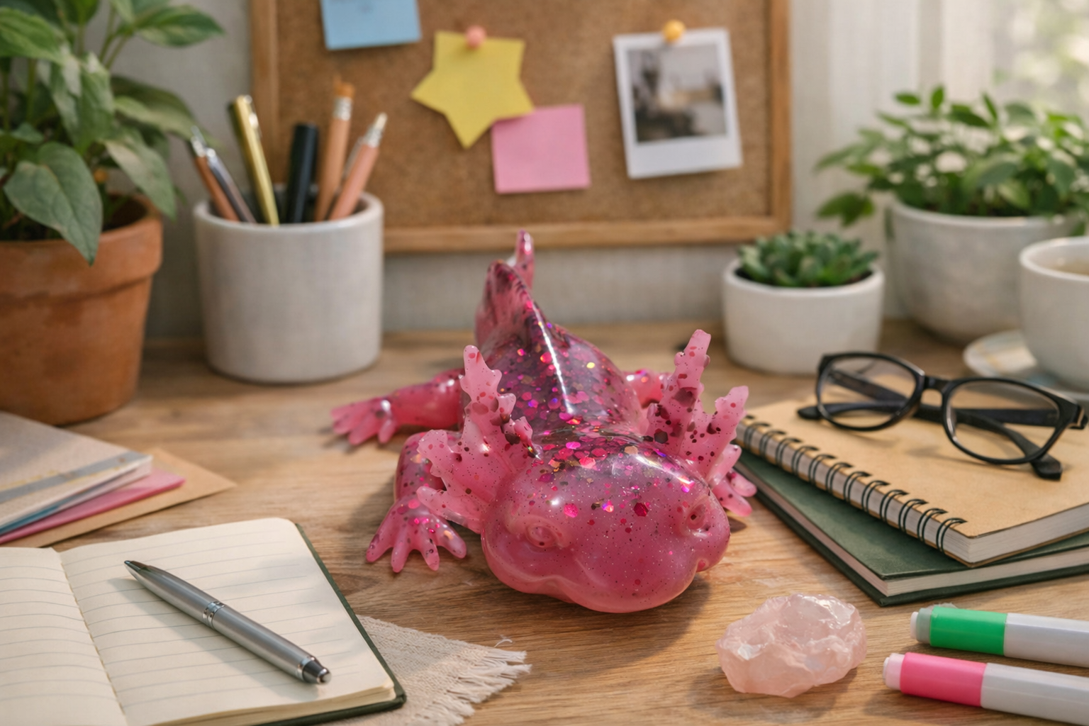 Large Resin Axolotl