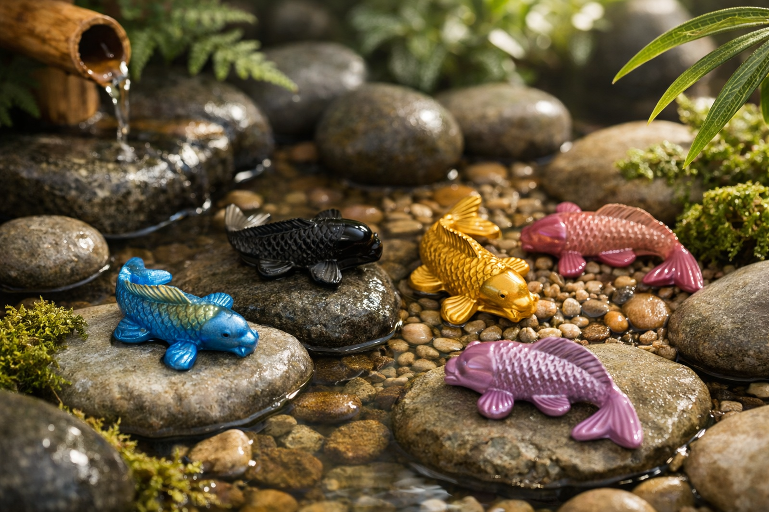 Mini Resin Koi Fish