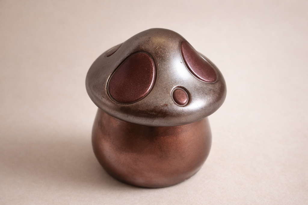 Enchanted Mushroom Resin Jar with Lid