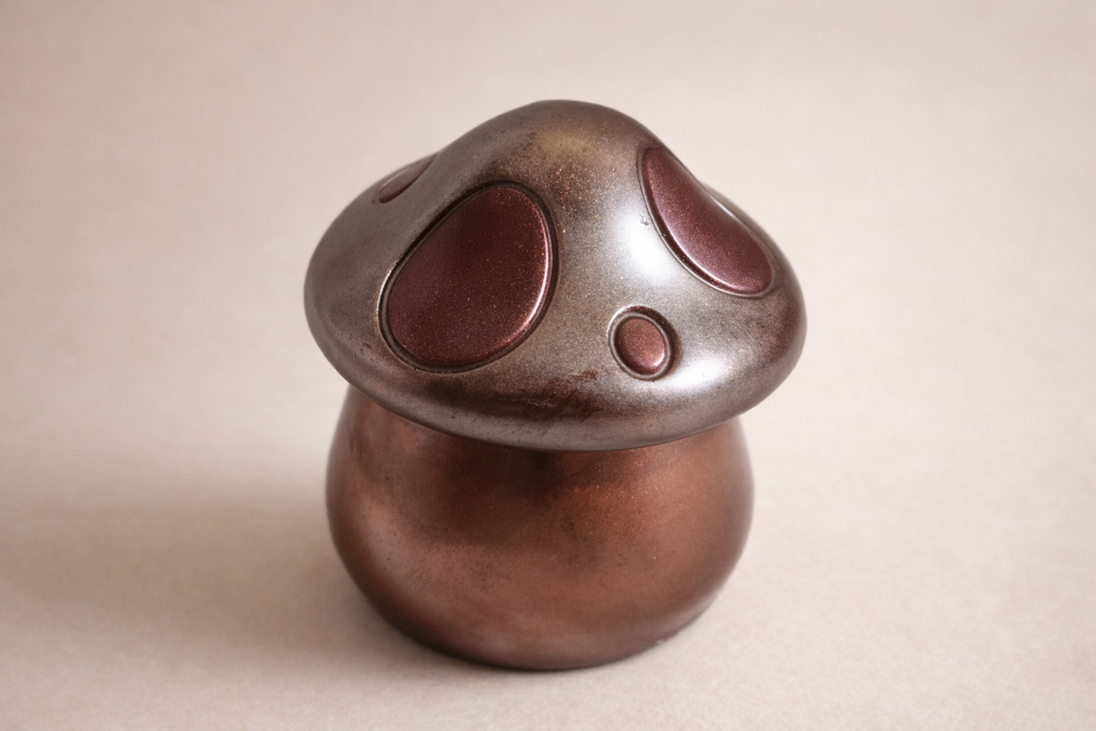 Enchanted Mushroom Resin Jar with Lid