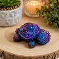 Handmade Sparkly Resin Turtle – One-of-a-Kind Design