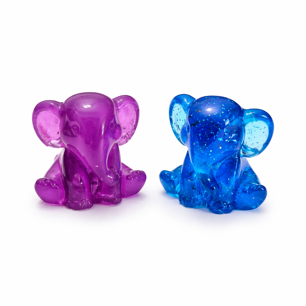 Mini Resin Elephants – Handmade Collectible