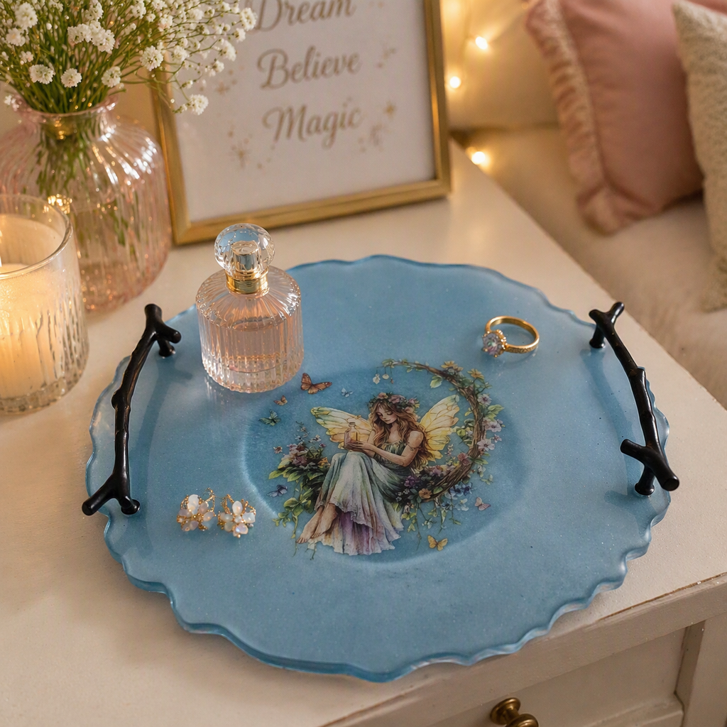 Enchanted Fairy Garden Serving Tray