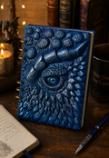 Blue Dragon Eye Resin Notebook - Refillable Journal