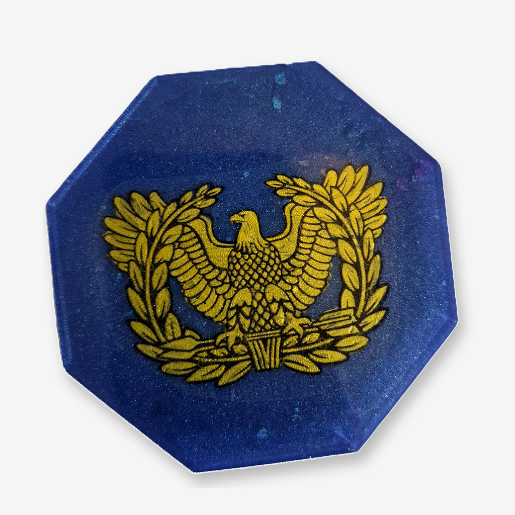 Warrant Officer Eagle Rising  Coaster Set
