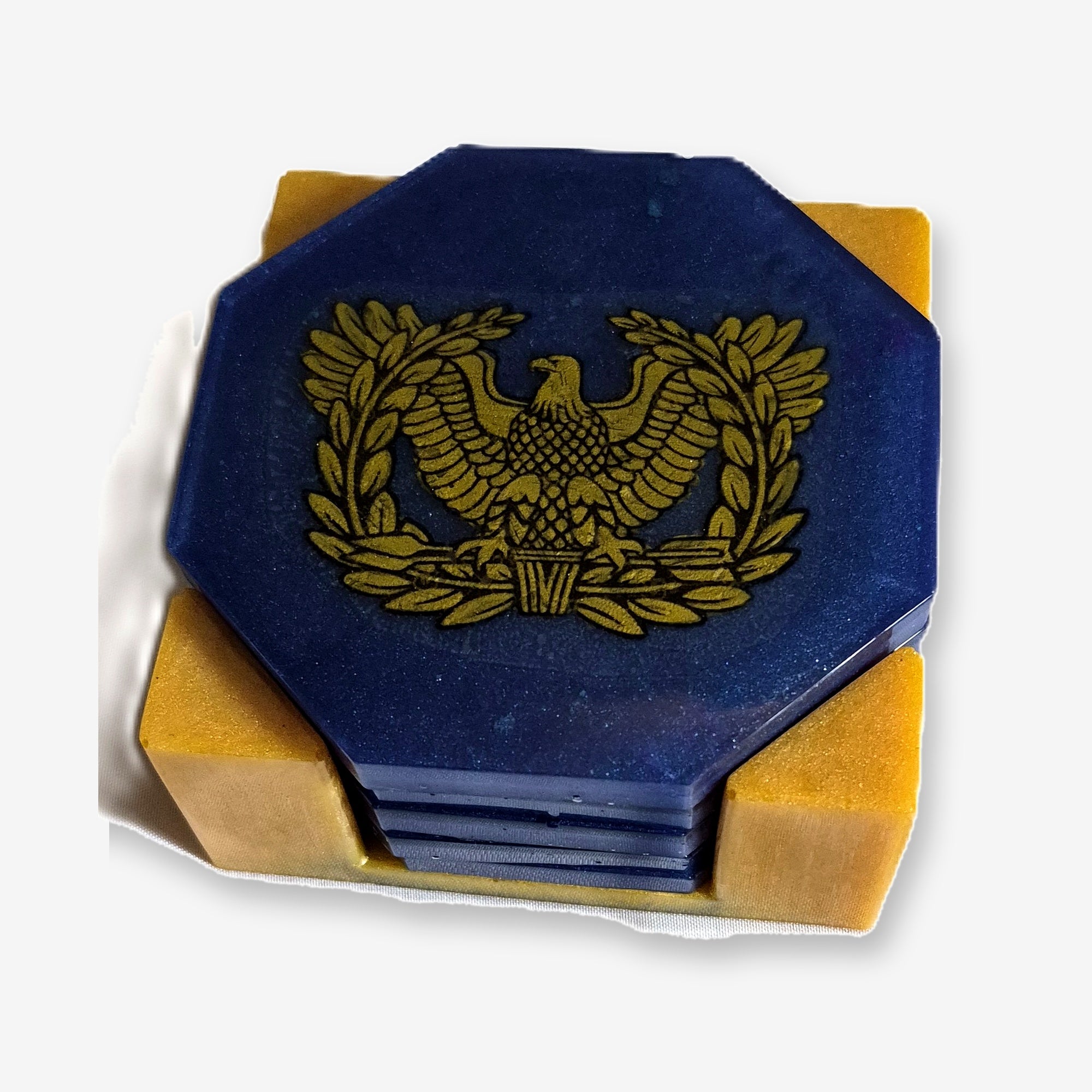 Warrant Officer Eagle Rising  Coaster Set