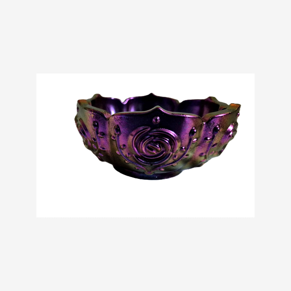 Midnight Ember Resin Bowl